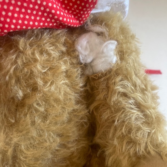 RARE!! Hermann spielwaren bear  Mohair Jointed Limited Edition Christmas 1981 - Picture 9 of 13